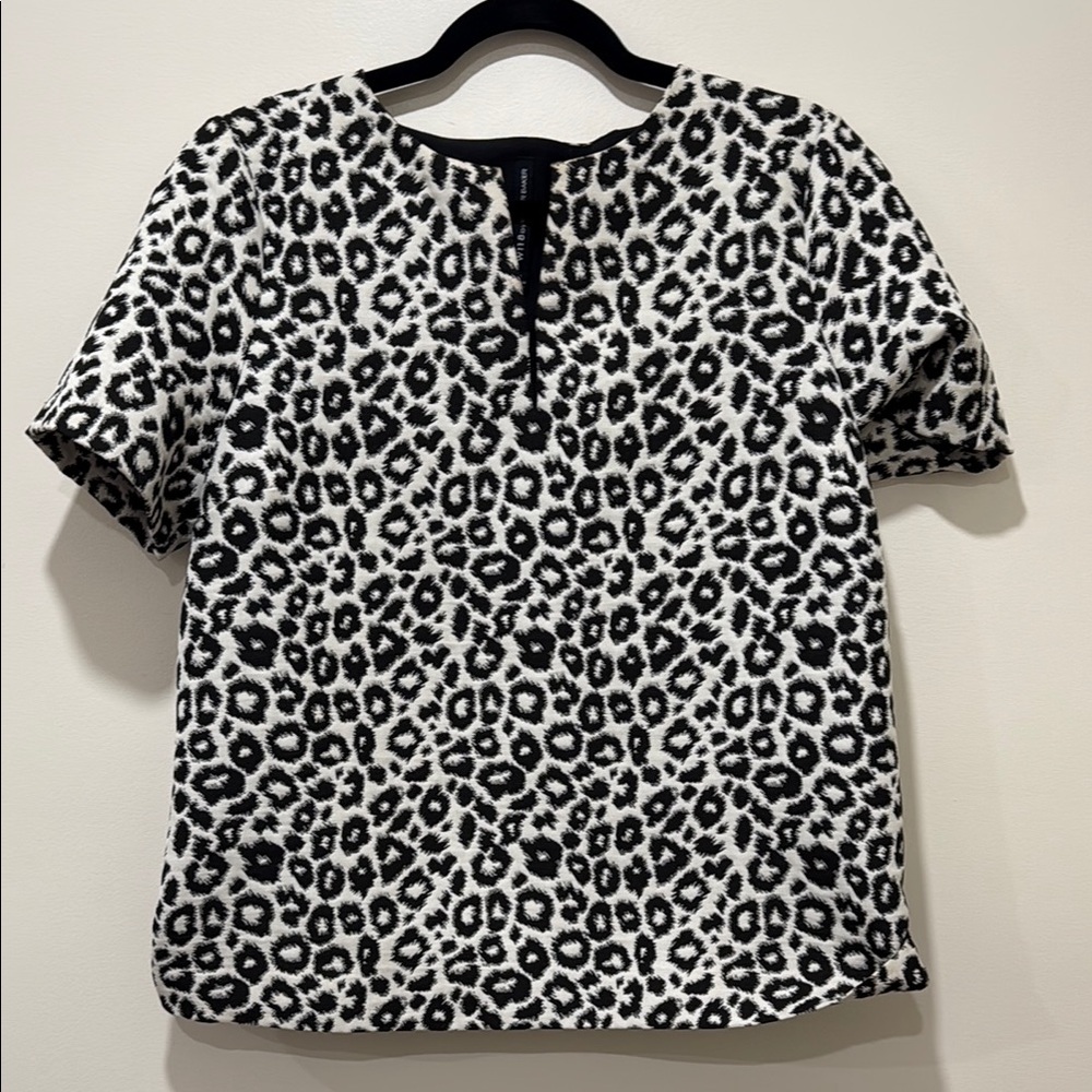 W118 by Walter Baker Leopard Career Top Size Medium